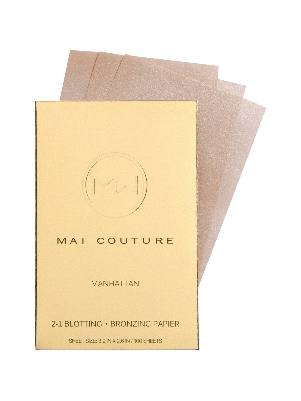 Mai Couture 2 in 1 Blotting/Bronzing Papier in Manhattan